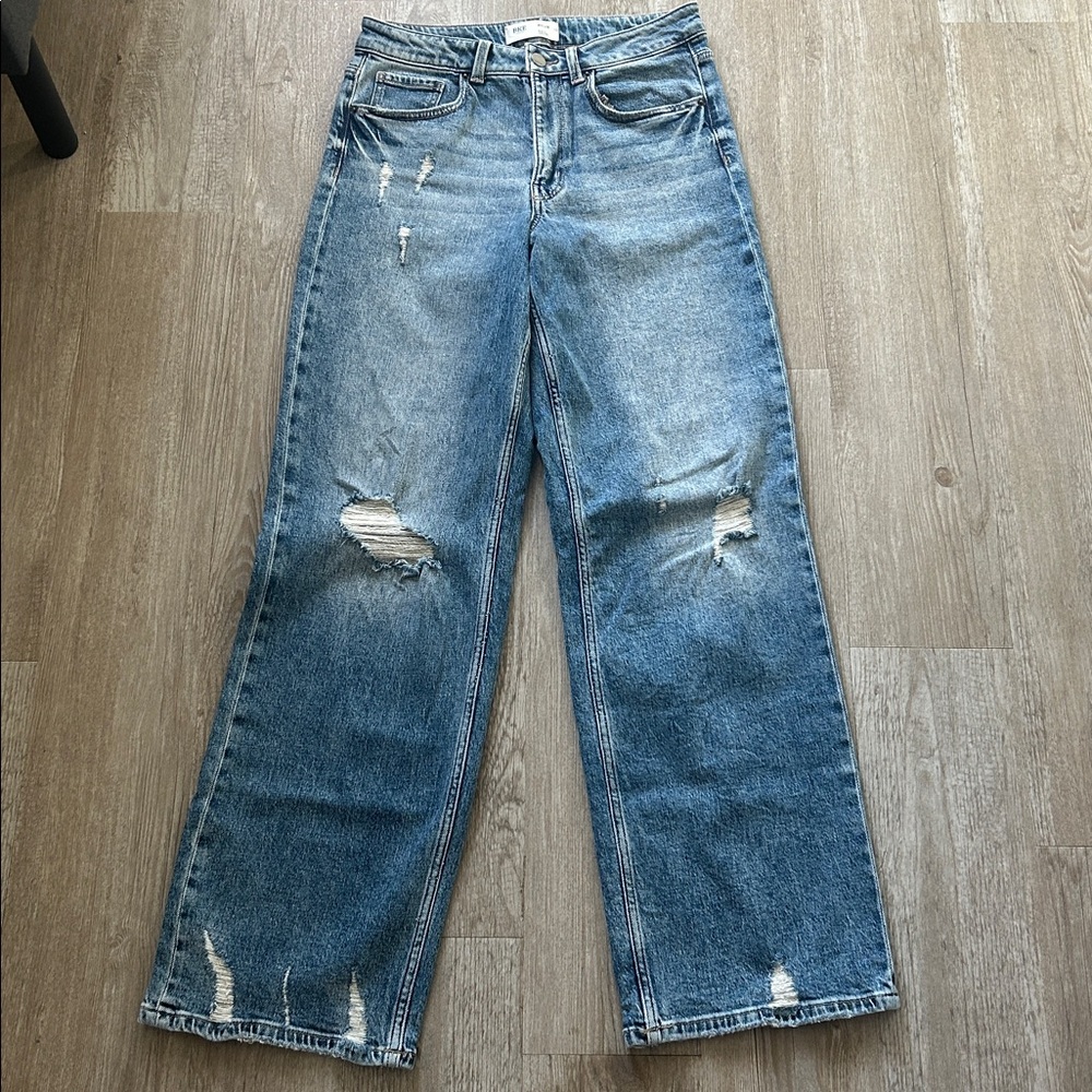 BKE Buckle Billie High Rise Wide Leg Jean